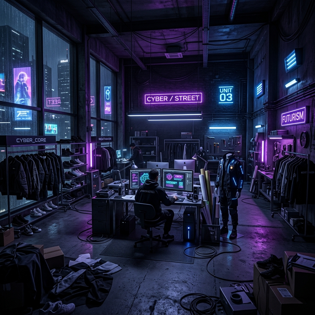 Cyber-Neon Gear
